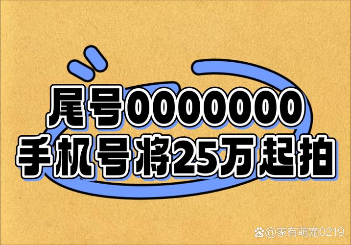 尾号7个0拍出61.2万,尾号7个0值多少钱
